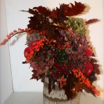 Euphorie automnale : composition contemporaine aux couleurs d'automne.