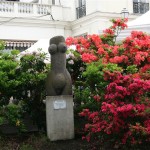 Tous les exposants se sont installés dans les beaux jardins de l'Hôtel de ville.